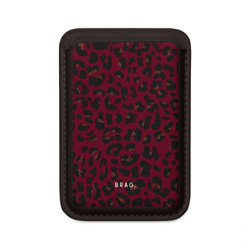 Leopard Lover MagSafe Vegan Wallet — Slim Phone Card Holder