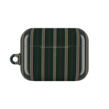 Vintage Pinstripe AirPod Case – Slim Protective Charging Case