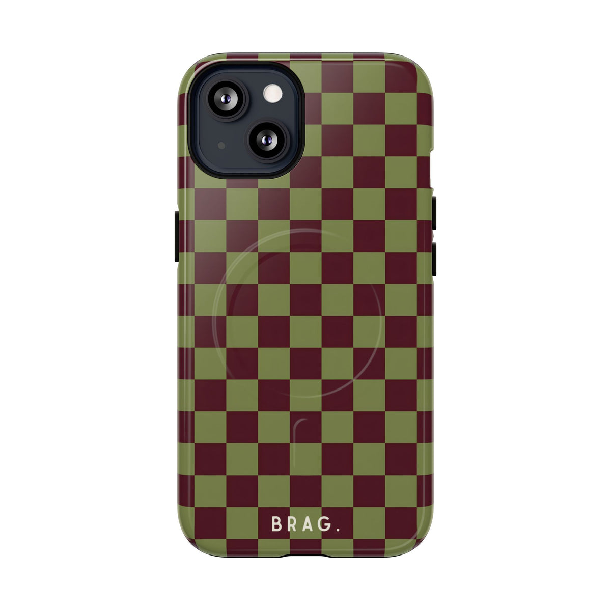 Lucky Check MagSafe Tough Phone Case — Magnetic Protective Cover