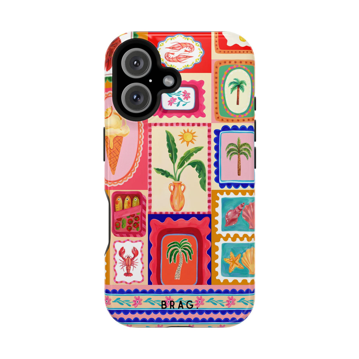 Postcard Magnetic Impact-Resistant Phone Case