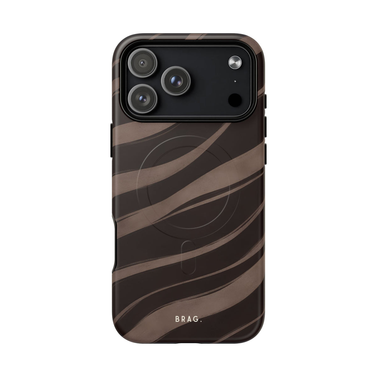 Zebra Wave MagSafe Tough Phone Case — Magnetic Protective Cover