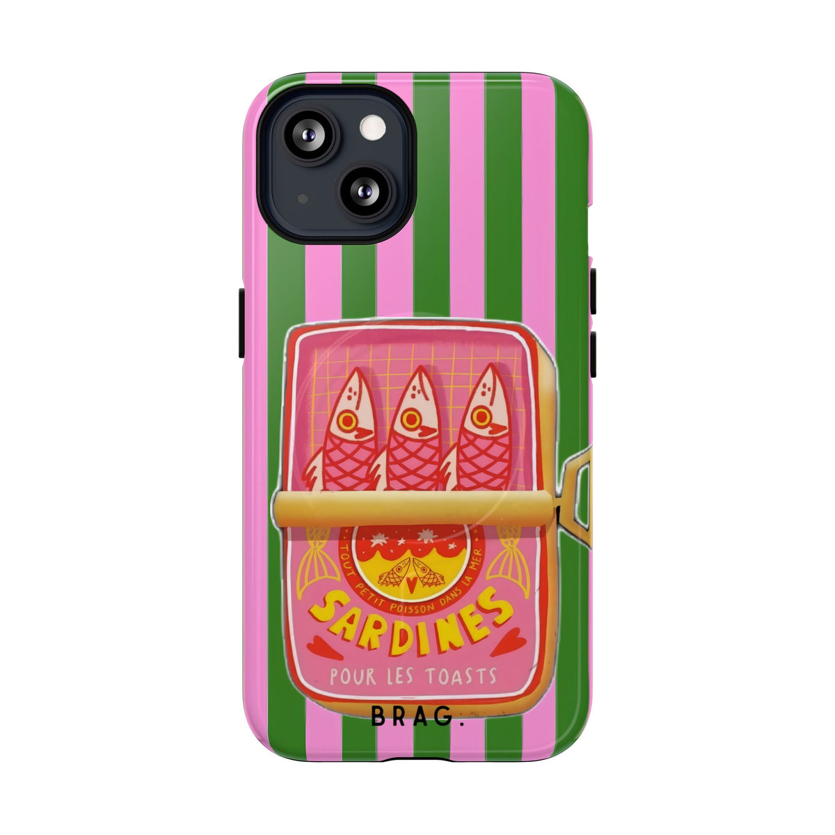 Tinned Pink MagSafe Tough Phone Case — Magnetic Protective Cover