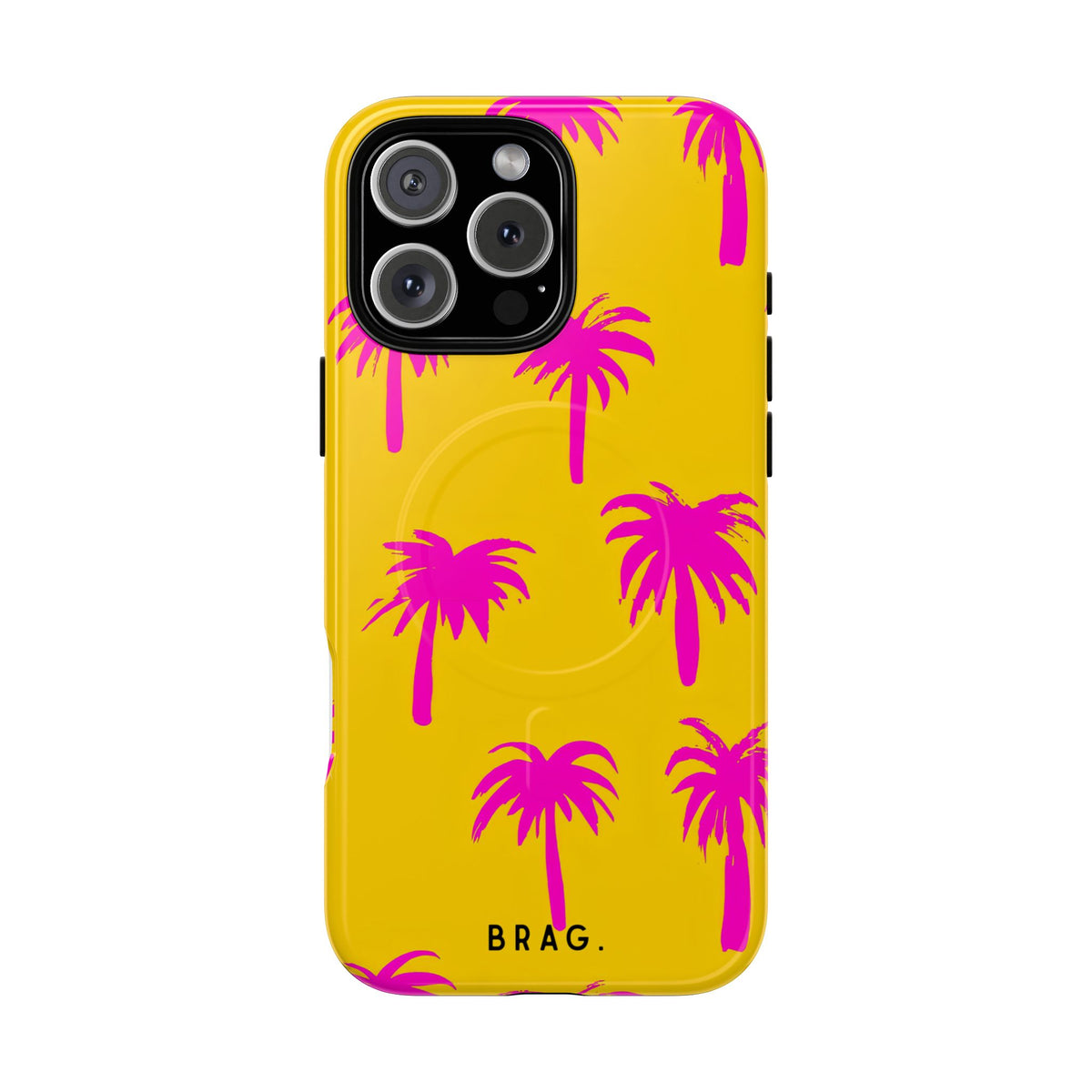 Pink Palms MagSafe Tough Phone Case — Magnetic Protective Cover
