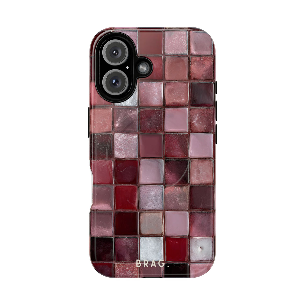 Cherry Tile MagSafe Tough Phone Case — Magnetic Protective Cover