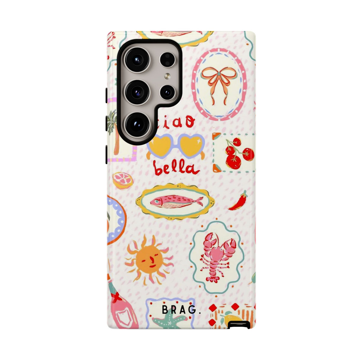 Ciao Bella Tough Phone Case – Shockproof Protective iPhone Cover