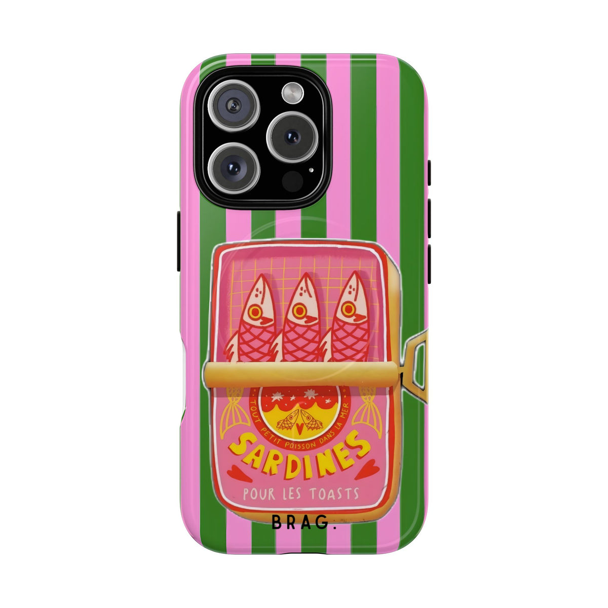 Tinned Pink MagSafe Tough Phone Case — Magnetic Protective Cover