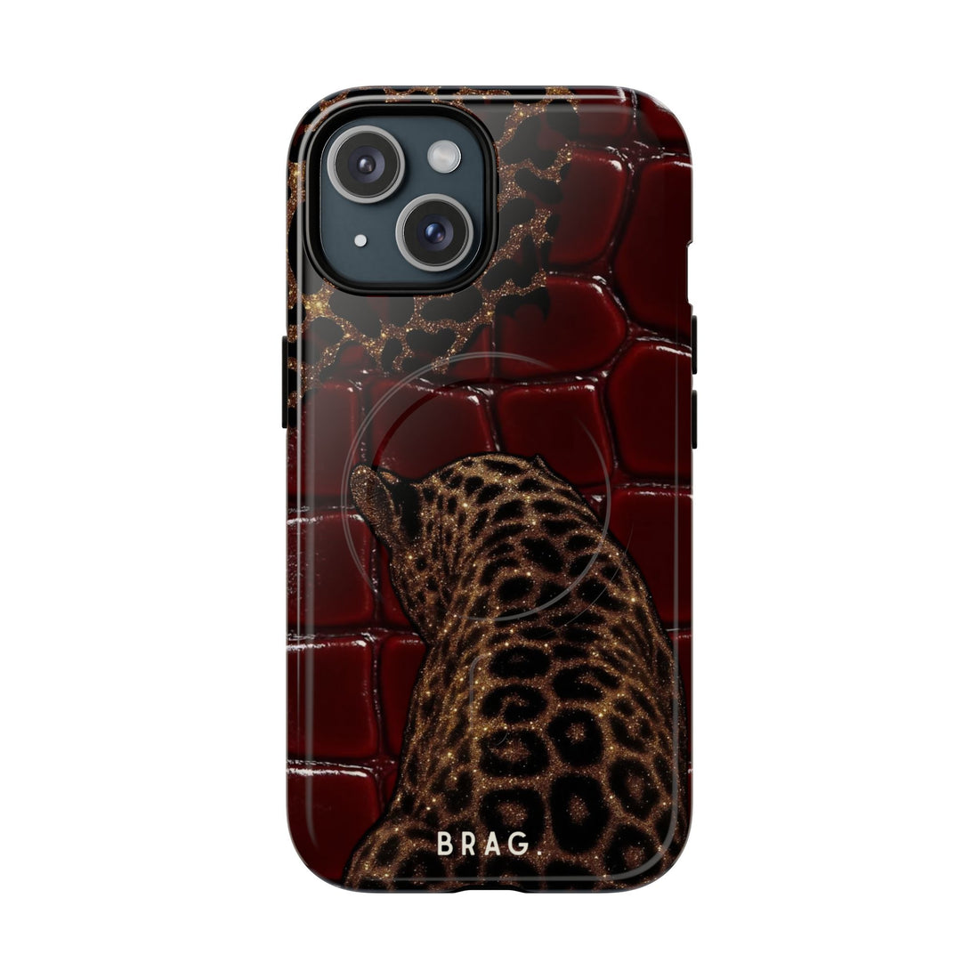 Leopard Lounge MagSafe Tough Phone Case — Magnetic Protective Cover