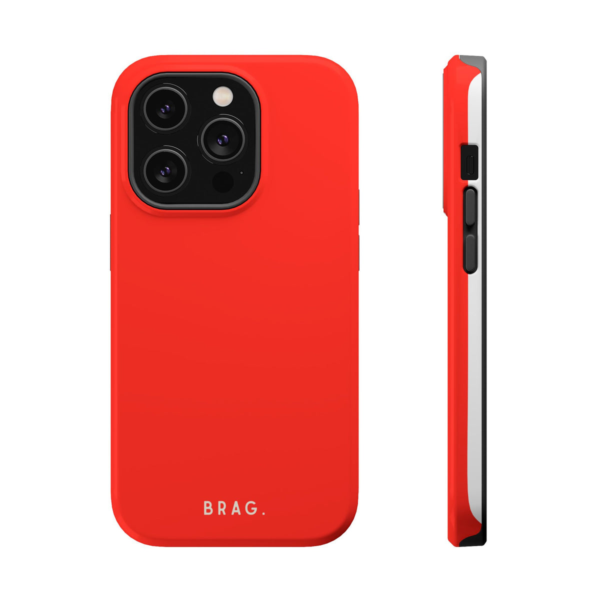 Brag Red Magnetic Impact-Resistant Phone Case