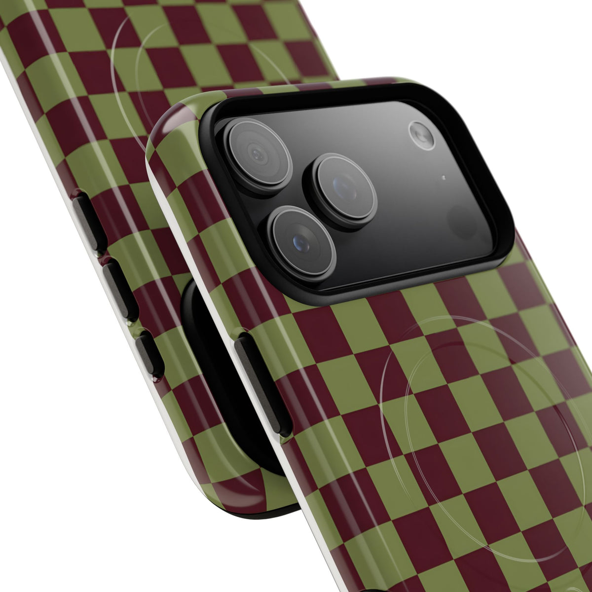 Lucky Check MagSafe Tough Phone Case — Magnetic Protective Cover