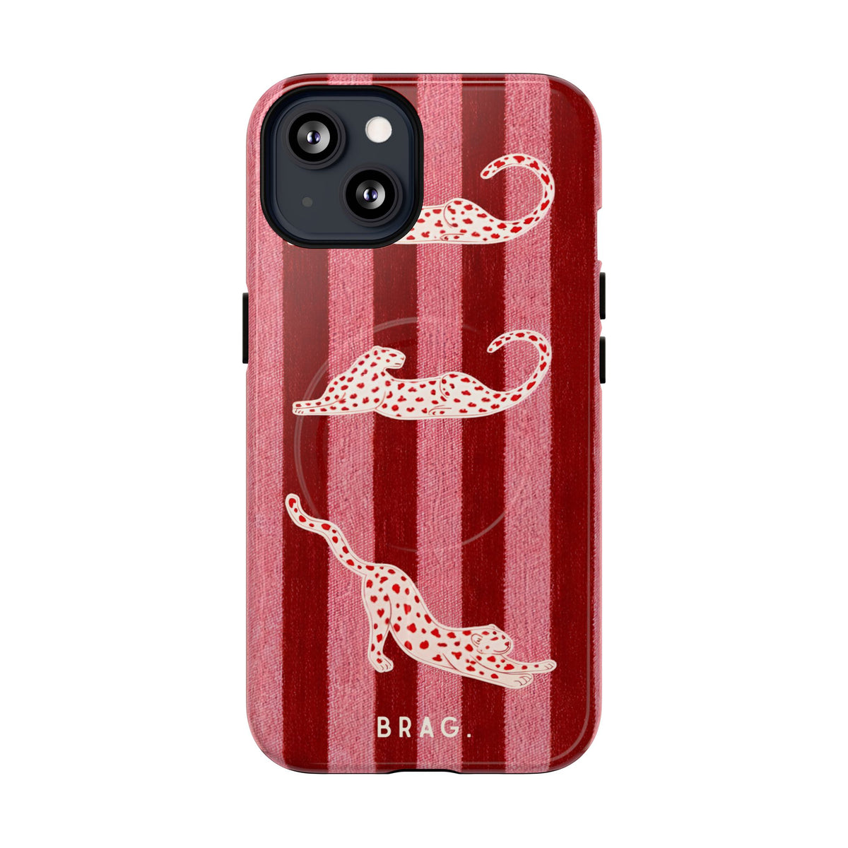 Pink Safari MagSafe Tough Phone Case — Magnetic Protective Cover