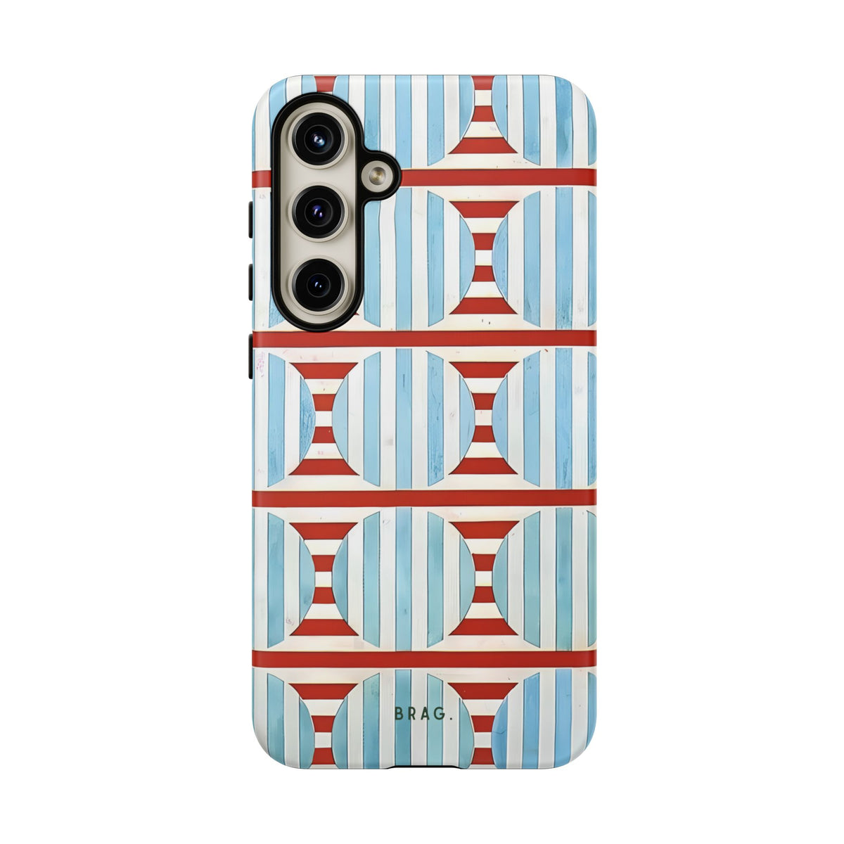 Riviera Stripe Tough Phone Case – Shockproof Protective iPhone Cover