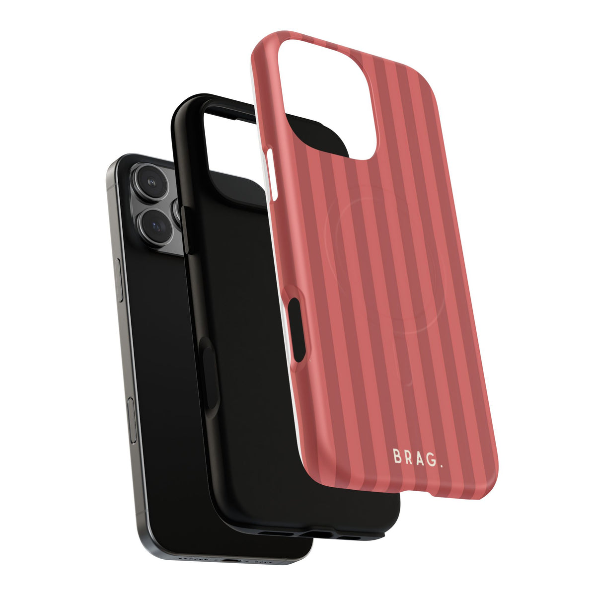 Sunset Stripe MagSafe Tough Phone Case — Magnetic Protective Cover