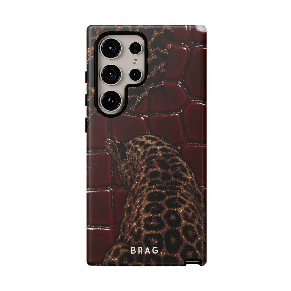 Leopard Lounge Tough Phone Case – Shockproof Protective iPhone Cover
