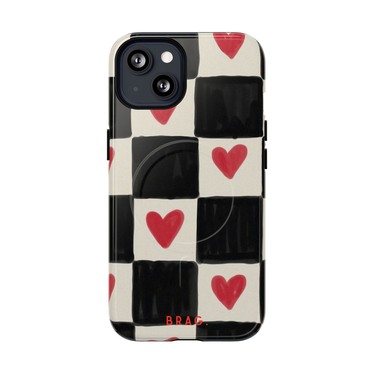 Heart Check MagSafe Tough Phone Case — Magnetic Protective Cover