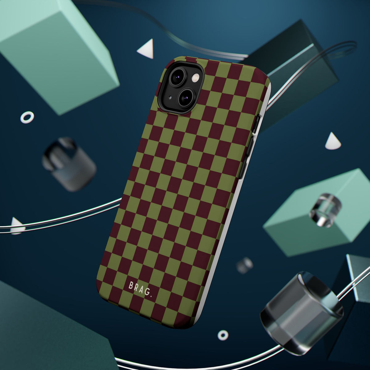 Lucky Check Magnetic Impact-Resistant Phone Case