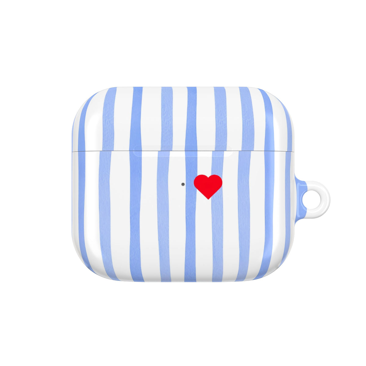 Blue Heart AirPod Case – Slim Protective Charging Case