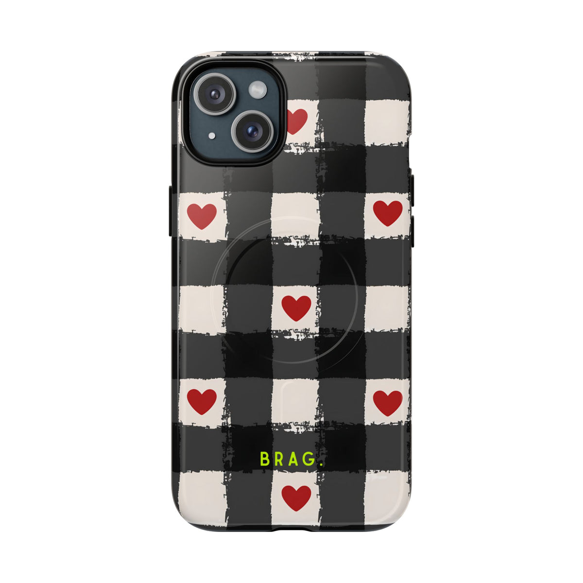 Lucky Heart MagSafe Tough Phone Case — Magnetic Protective Cover