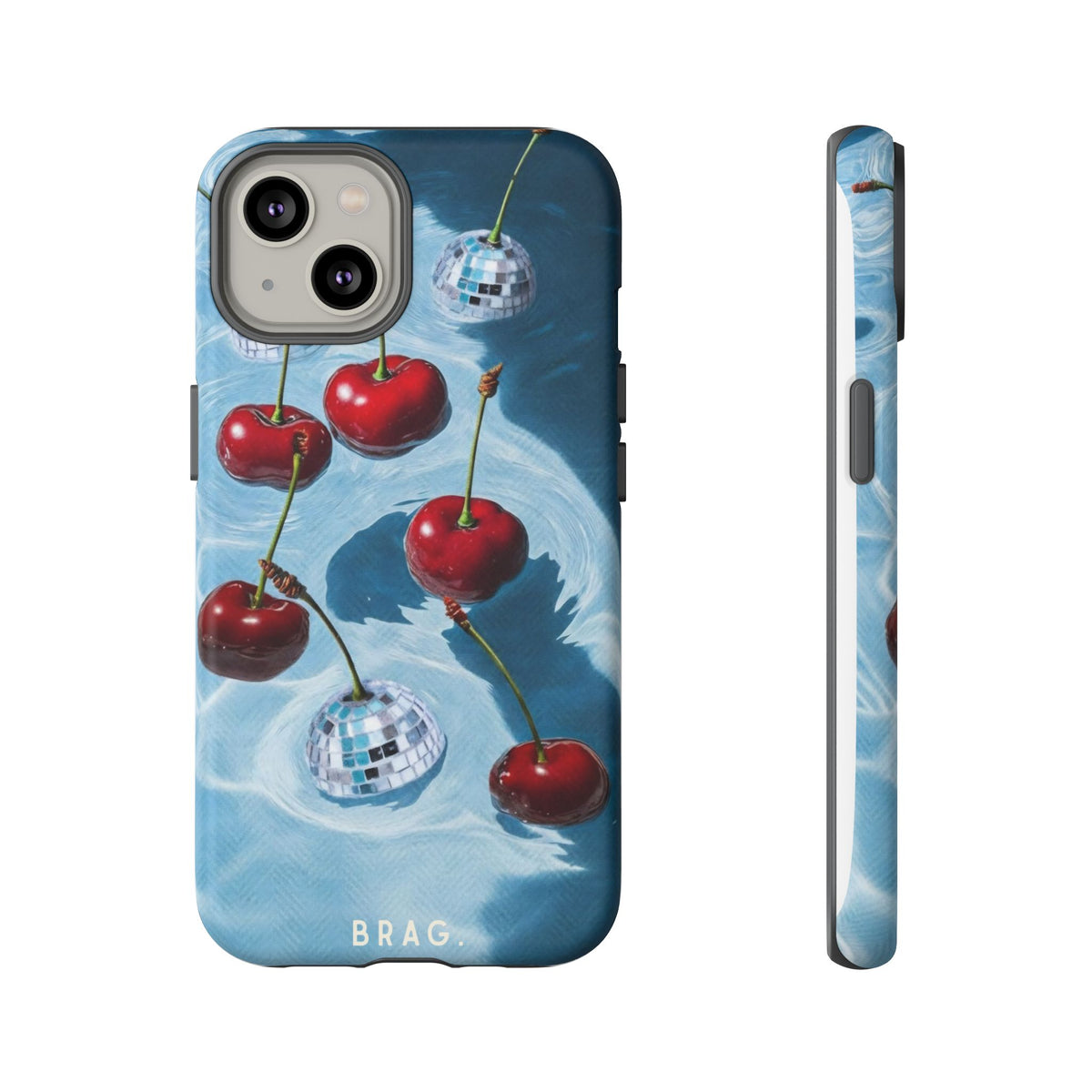 Cherry Ice Tough Phone Case – Shockproof Protective iPhone Cover