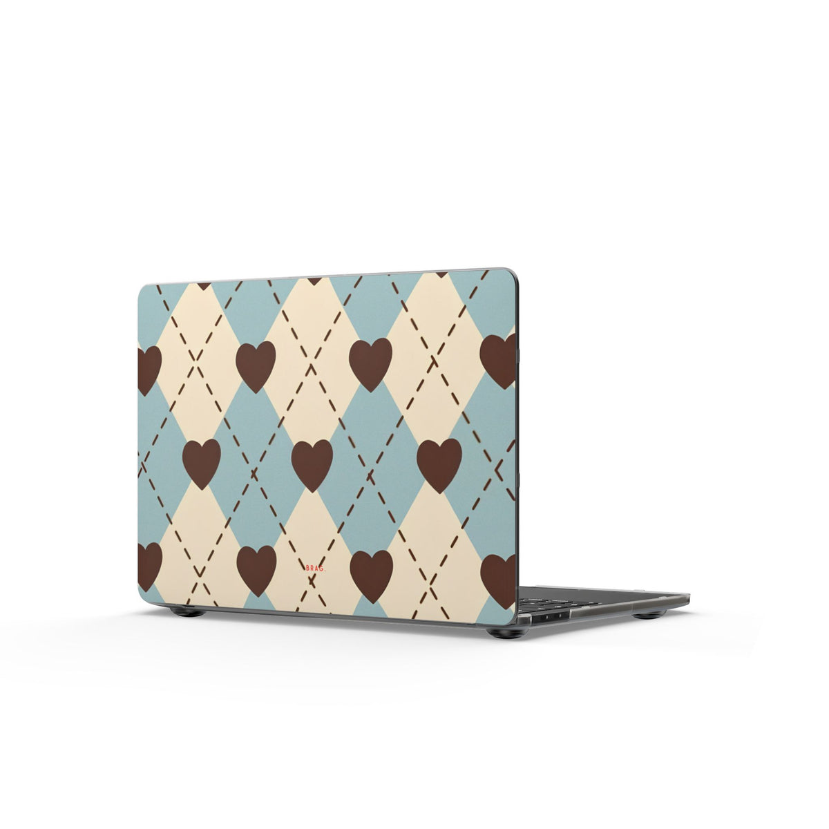Sweetheart Plaid Matte MacBook Case — Slim Protective Laptop Cover