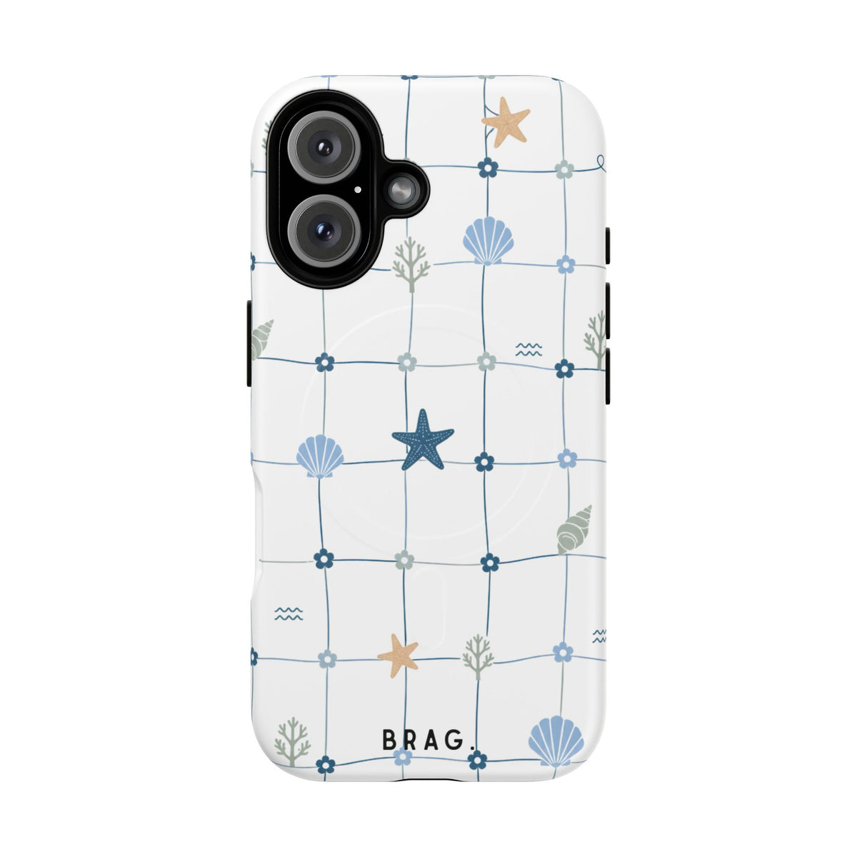 Sea Sun Sand MagSafe Tough Phone Case — Magnetic Protective Cover