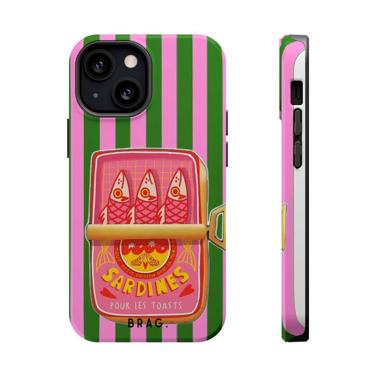 Tinned Pink Magnetic Impact-Resistant Phone Case