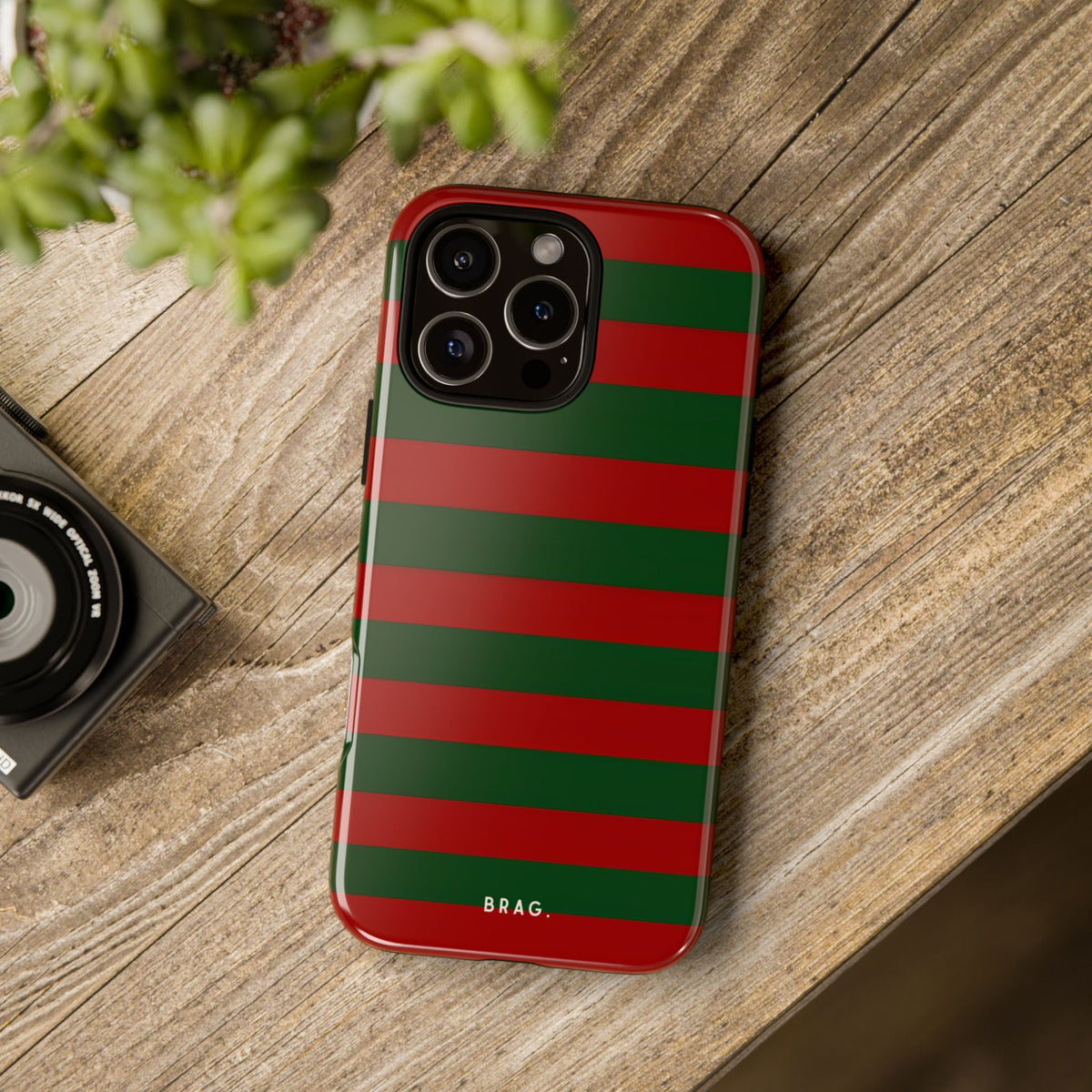 Racing Green Tough Phone Case – Shockproof Protective iPhone Cover