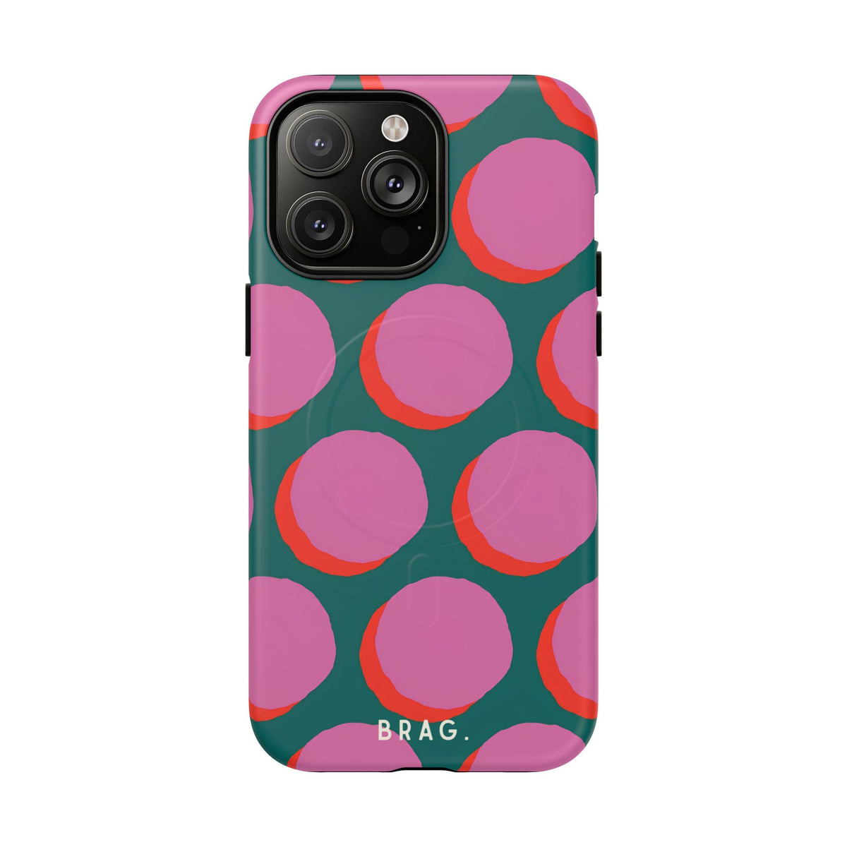 Pink Moon MagSafe Tough Phone Case — Magnetic Protective Cover