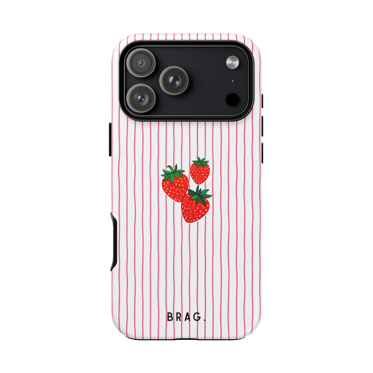 Berry Kiss Tough Phone Case – Shockproof Protective iPhone Cover
