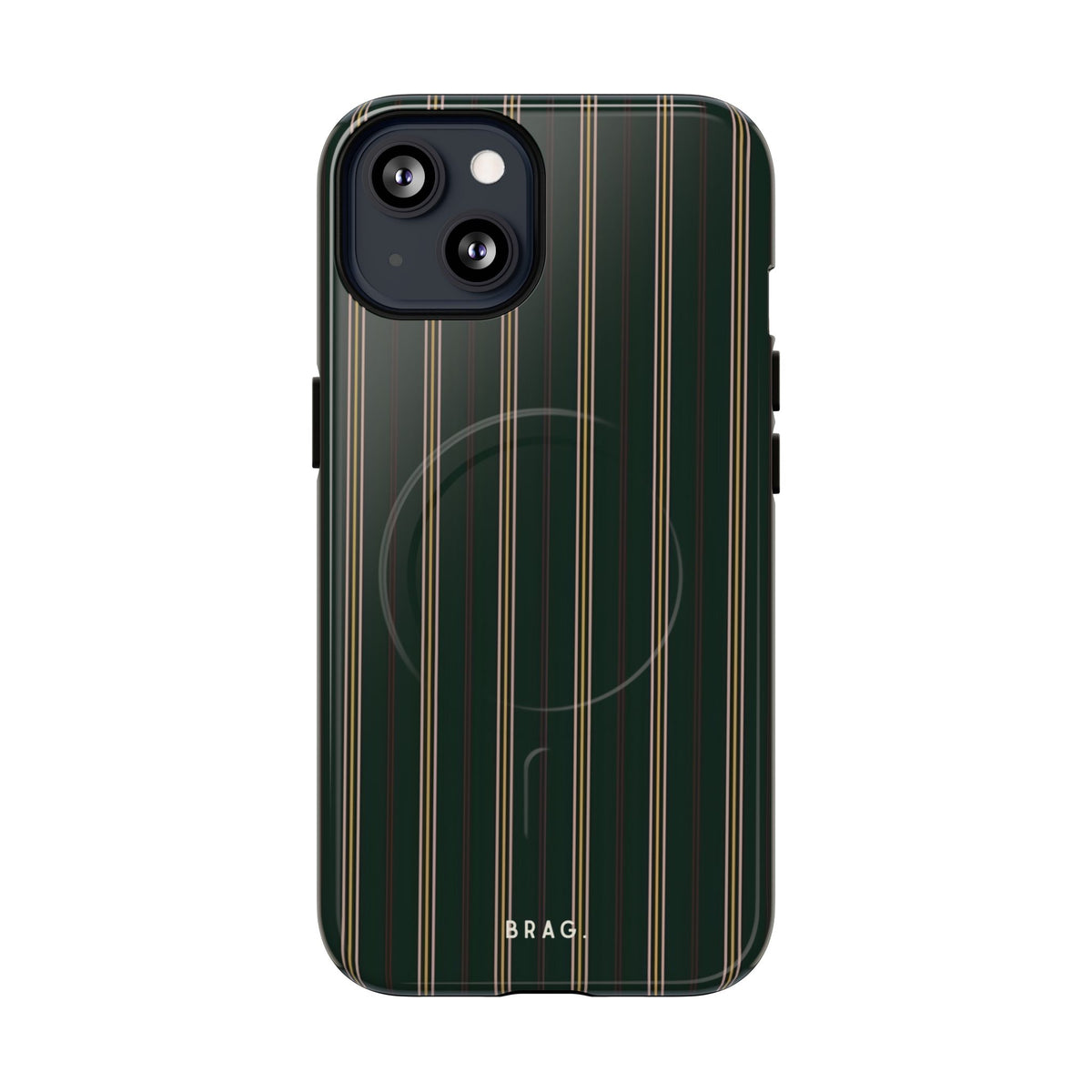 Vintage Pinstripe MagSafe Tough Phone Case — Magnetic Protective Cover
