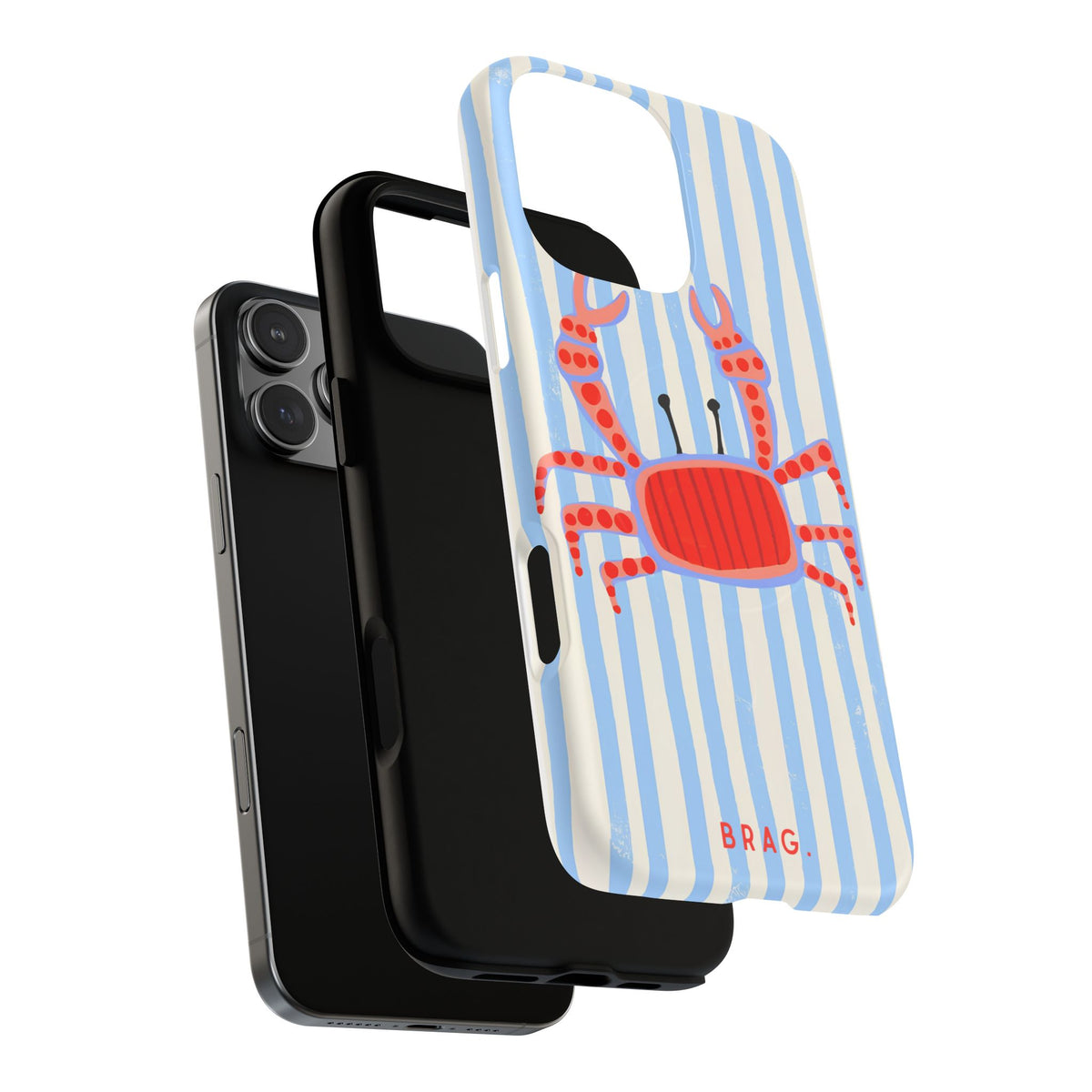 Azure Crab MagSafe Tough Phone Case — Magnetic Protective Cover