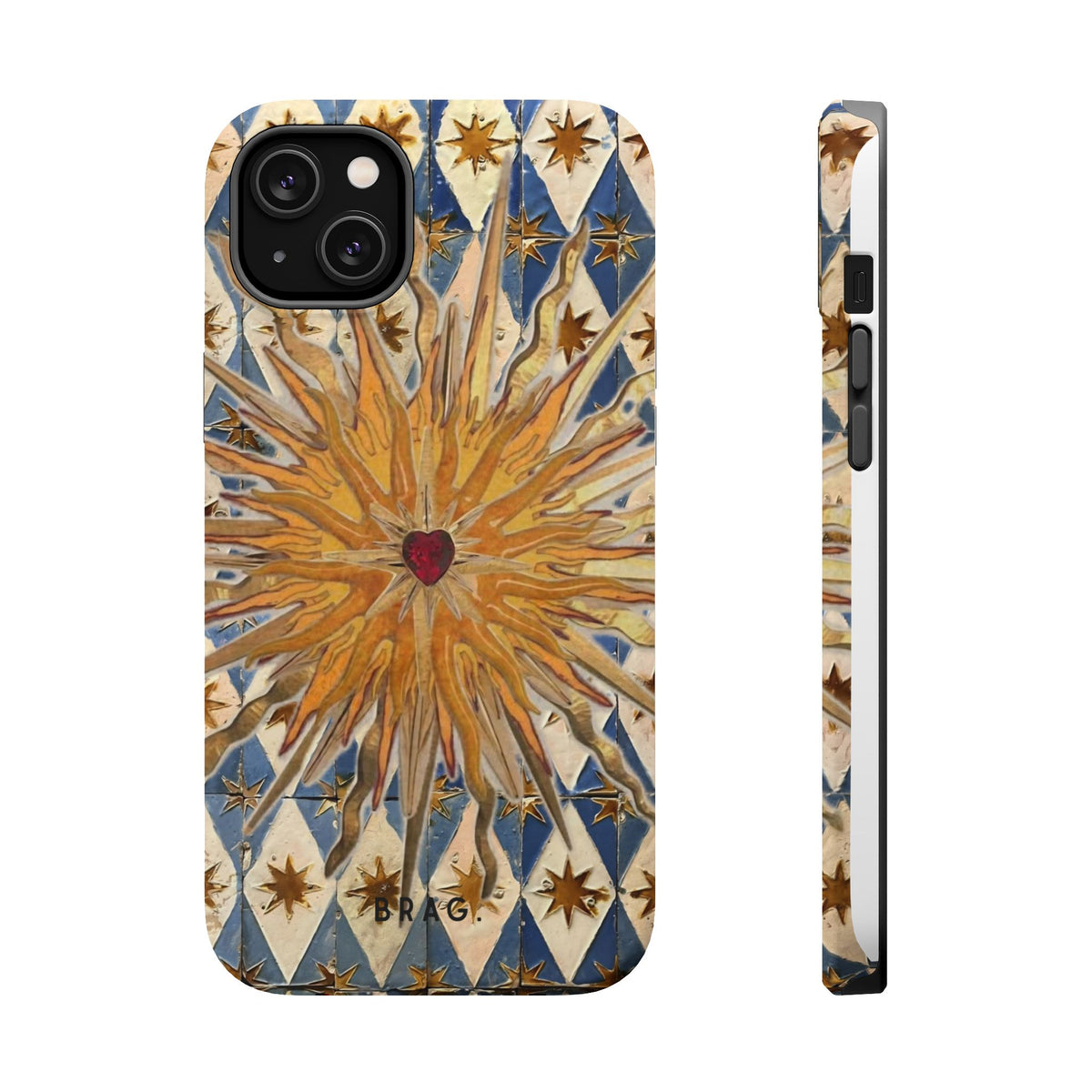 Fortune Heart Magnetic Impact-Resistant Phone Case