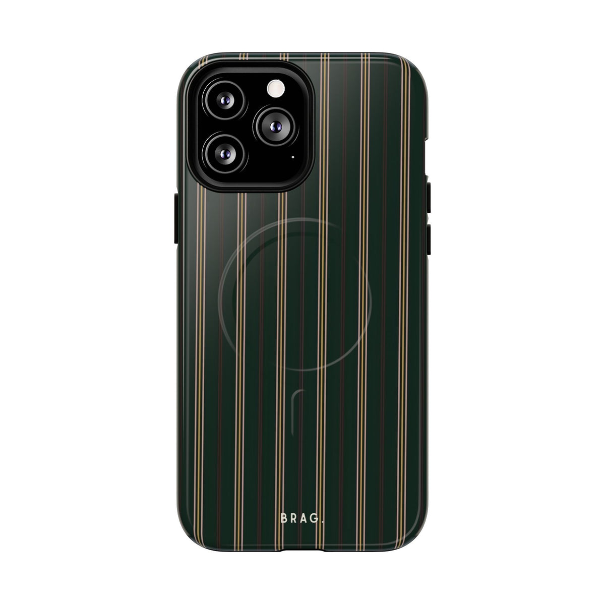 Vintage Pinstripe MagSafe Tough Phone Case — Magnetic Protective Cover