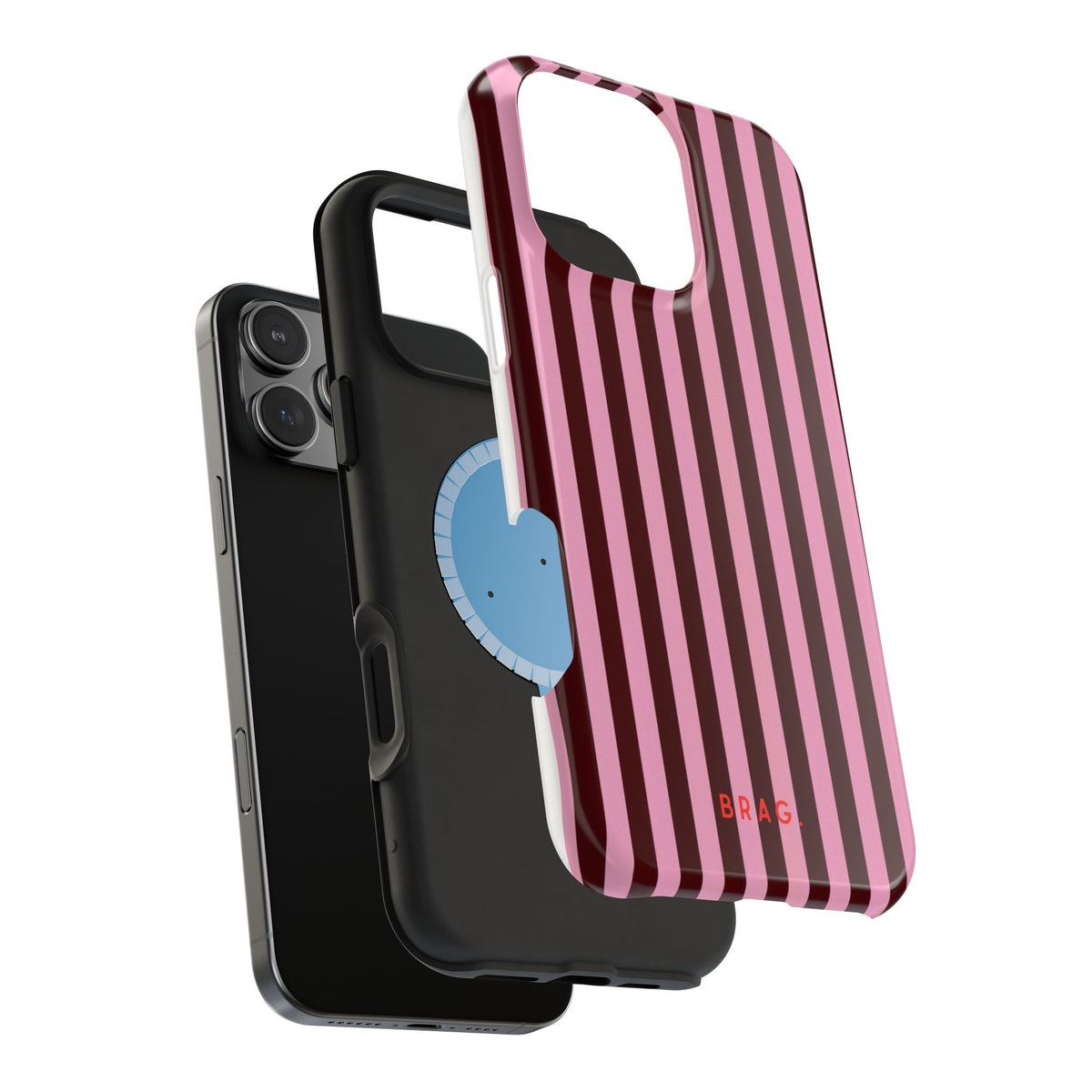 Candy Stripe Magnetic Impact-Resistant Phone Case