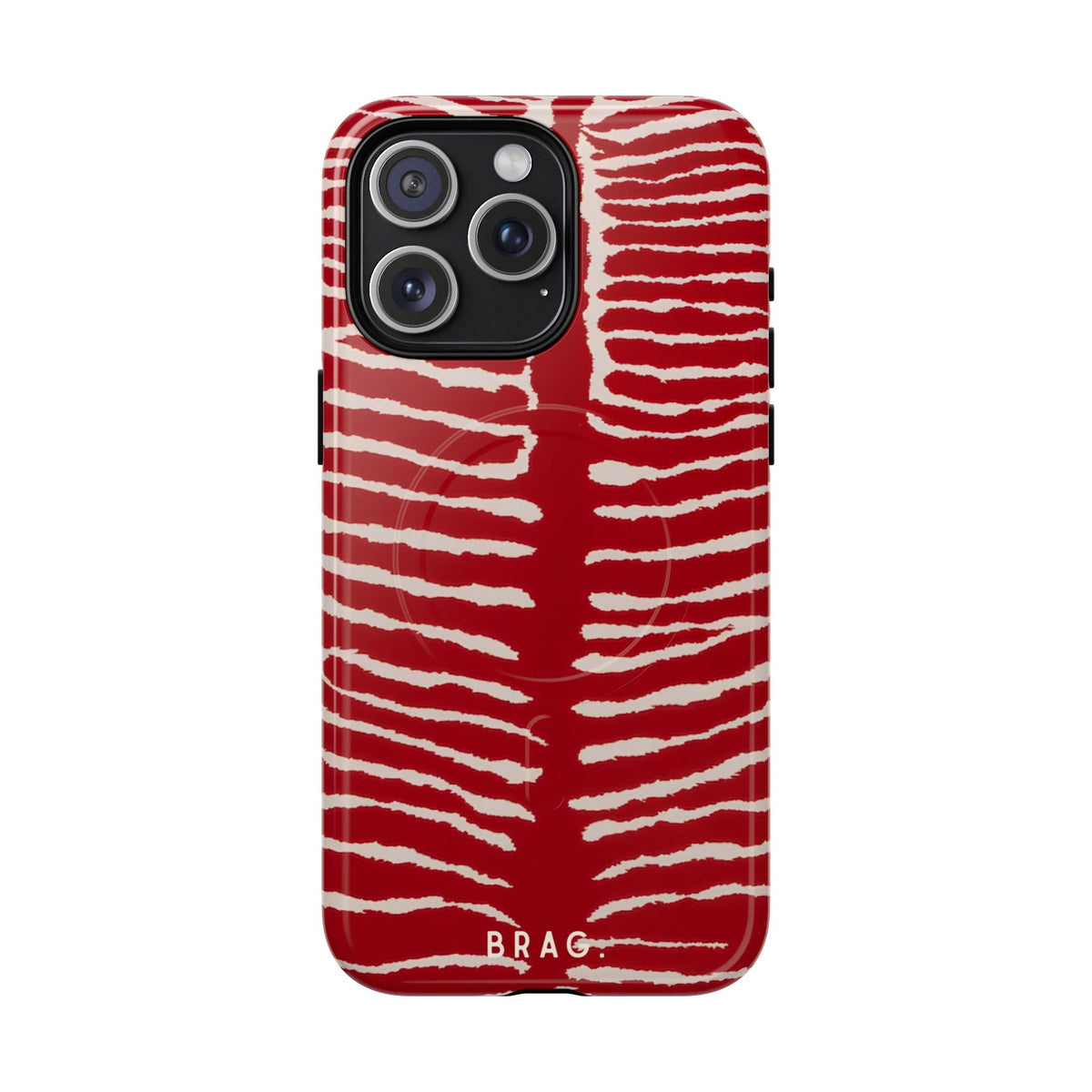 Striped Heat MagSafe Tough Phone Case — Magnetic Protective Cover