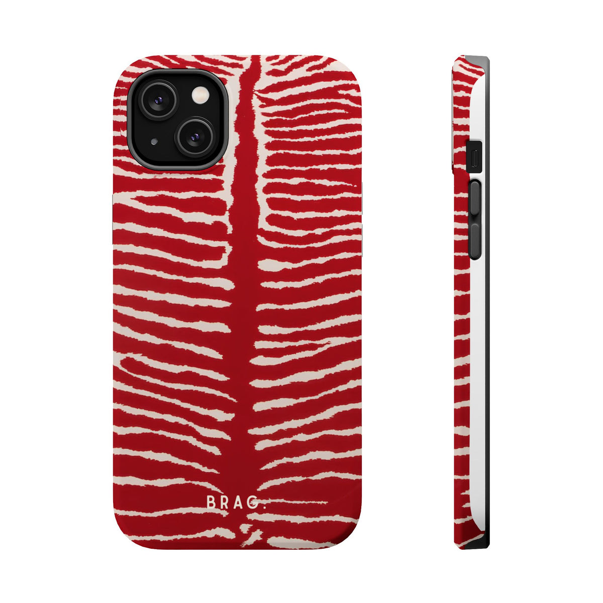 Striped Heat Magnetic Impact-Resistant Phone Case