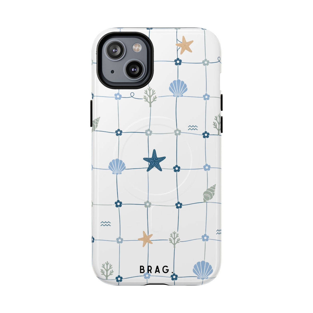 Sea Sun Sand MagSafe Tough Phone Case — Magnetic Protective Cover