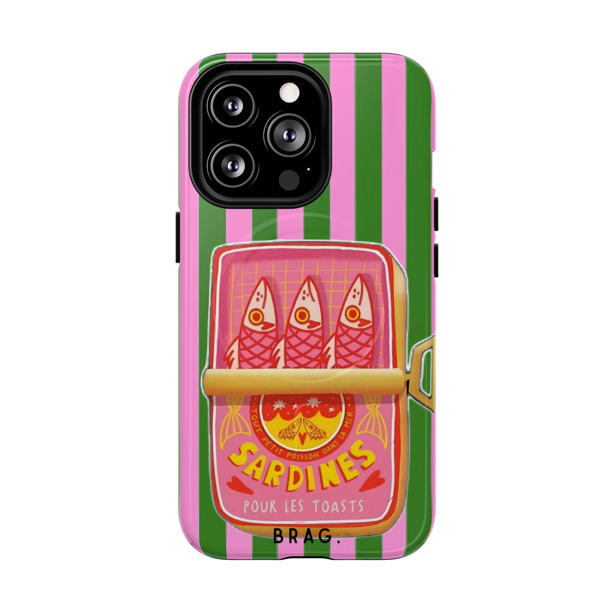 Tinned Pink MagSafe Tough Phone Case — Magnetic Protective Cover