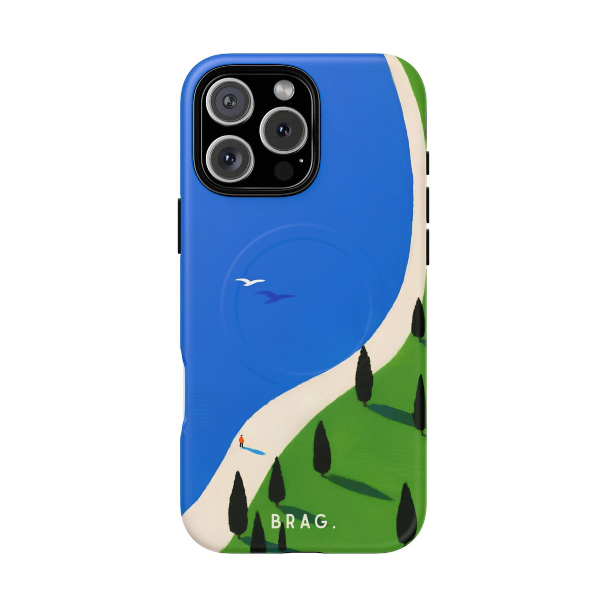 Blue Escape MagSafe Tough Phone Case — Magnetic Protective Cover