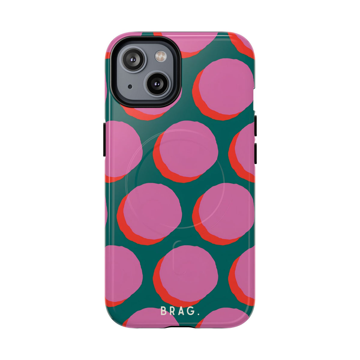 Pink Moon MagSafe Tough Phone Case — Magnetic Protective Cover