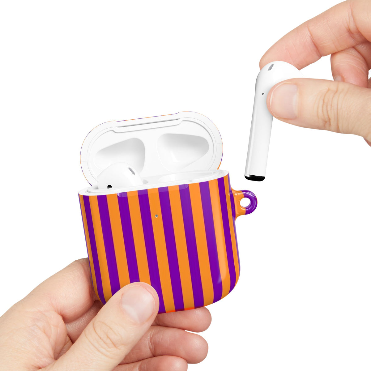 Electric Sunset AirPod Case – Slim Protective Charging Case