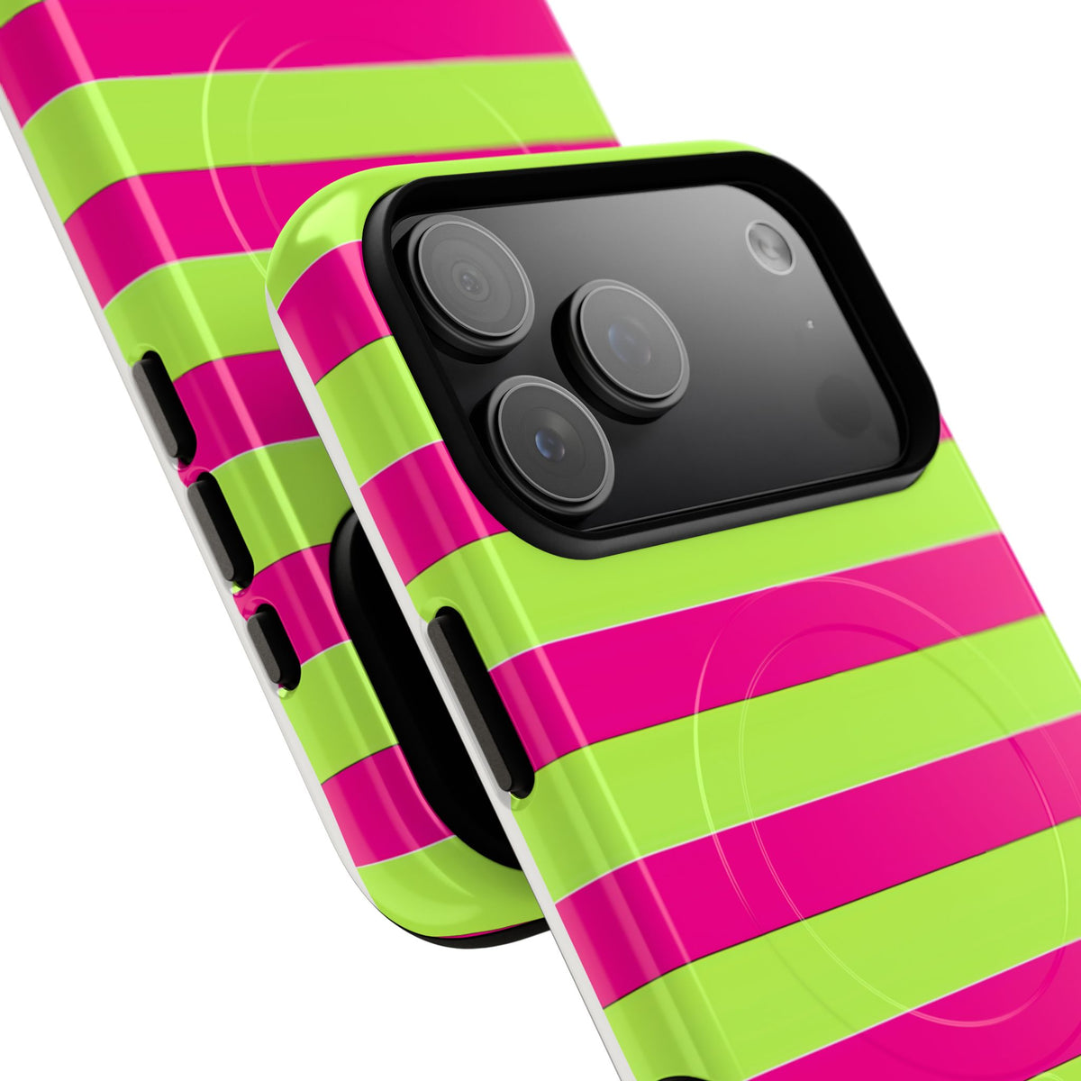 Electric Lime MagSafe Tough Phone Case — Magnetic Protective Cover
