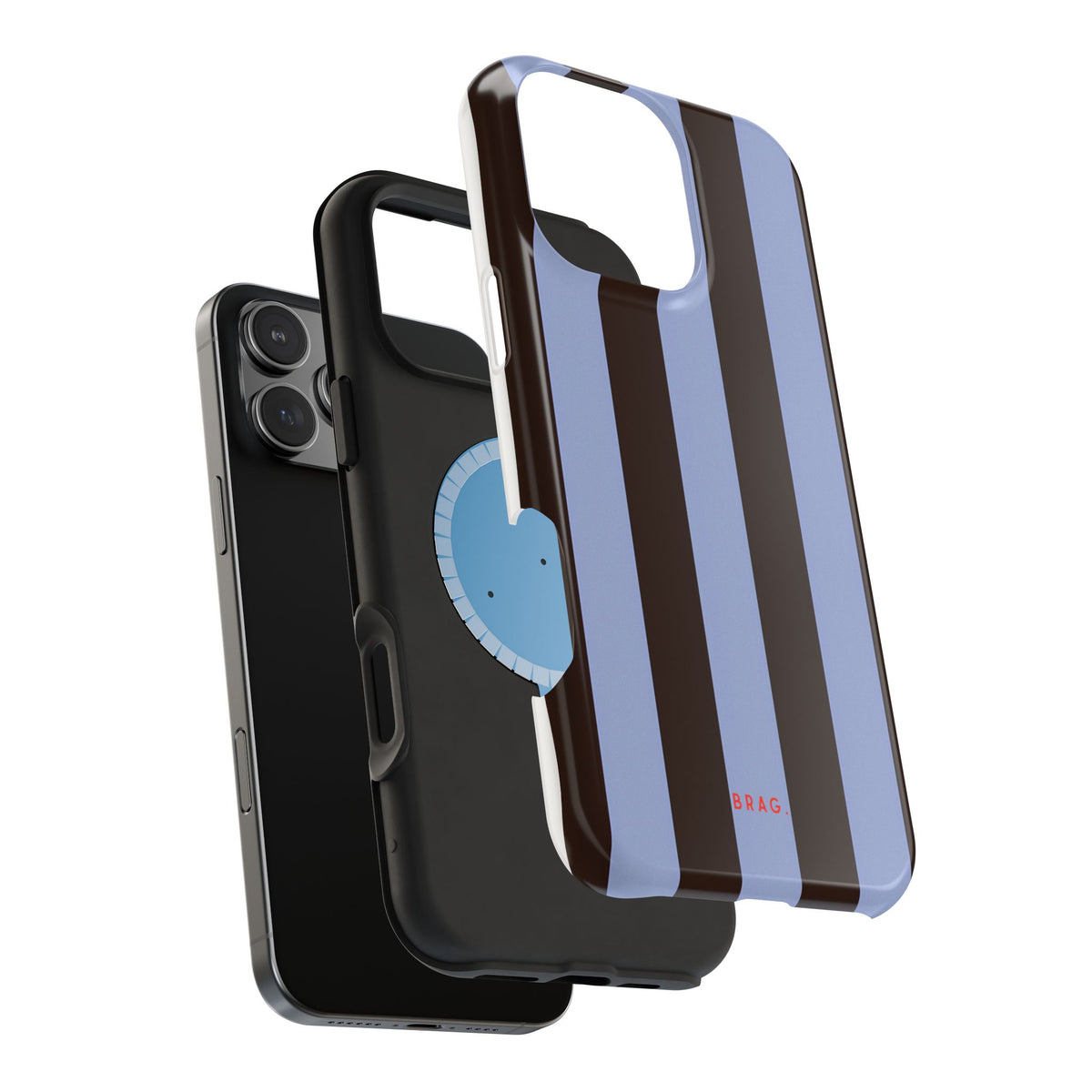 Grayscale Gradient Magnetic Impact-Resistant Phone Case
