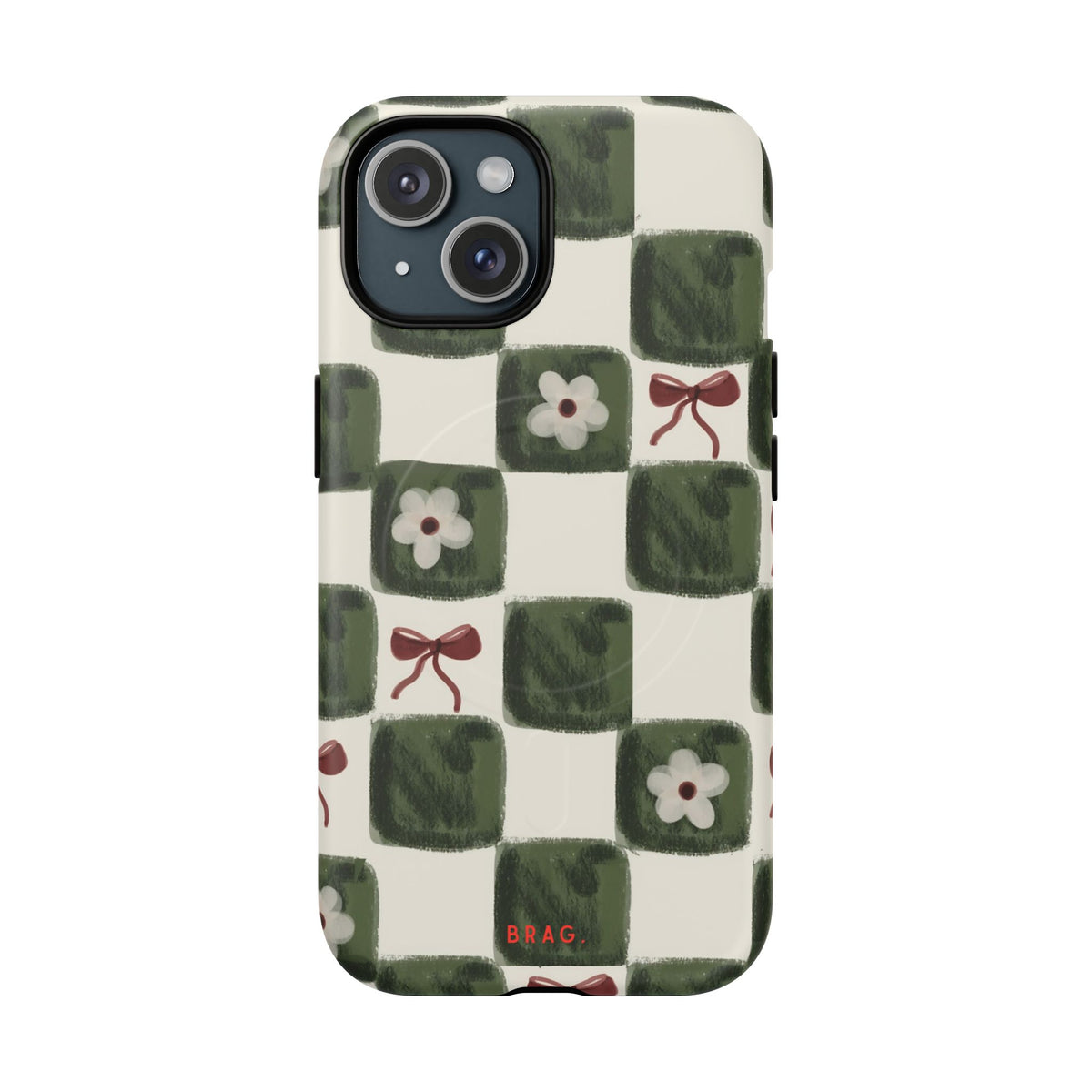 Garden Mosaic MagSafe Tough Phone Case — Magnetic Protective Cover
