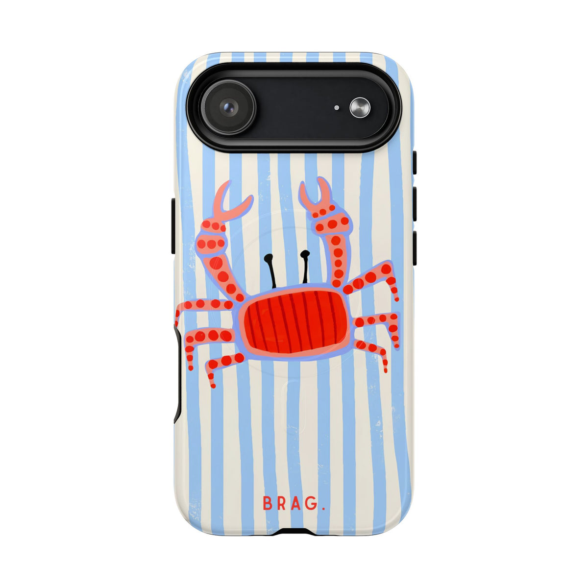 Azure Crab MagSafe Tough Phone Case — Magnetic Protective Cover