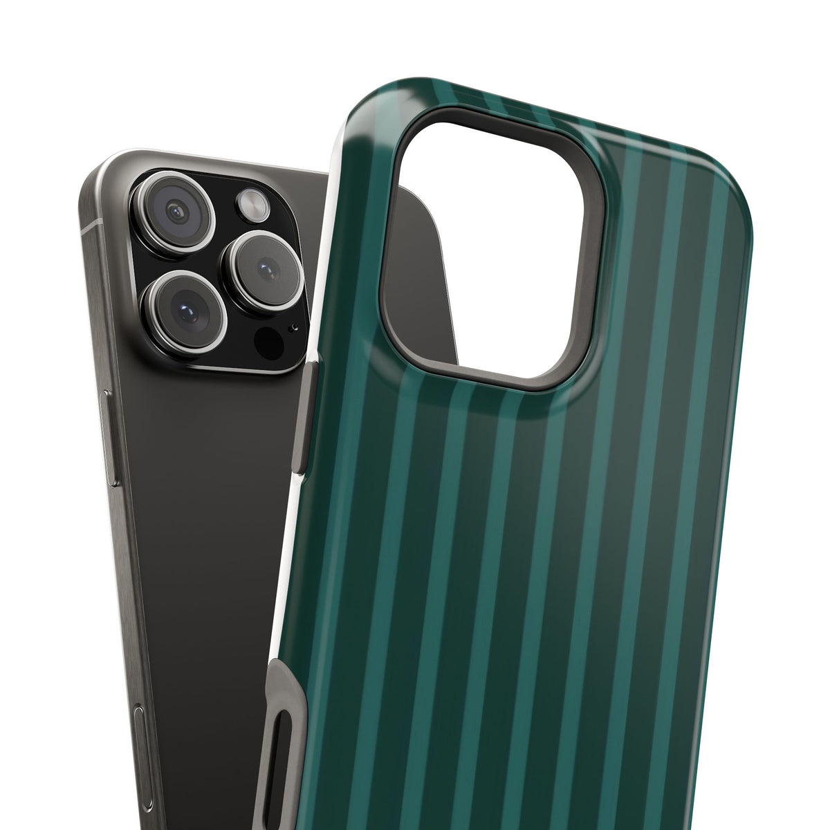 Forest Stripe Magnetic Impact-Resistant Phone Case