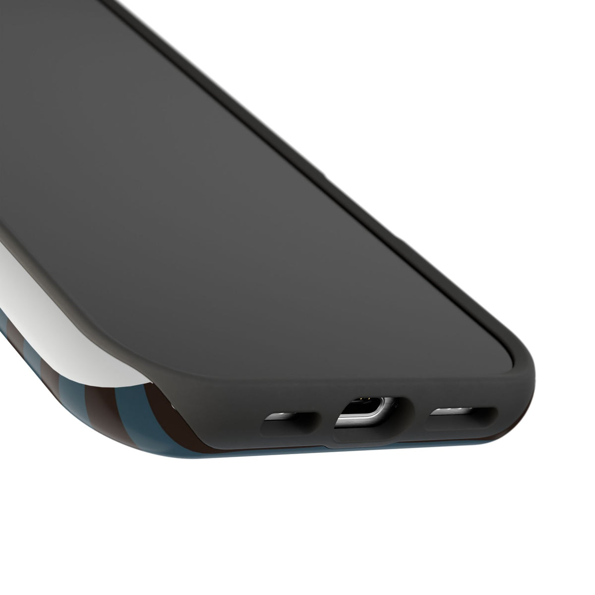 Seaside Stripe Magnetic Impact-Resistant Phone Case