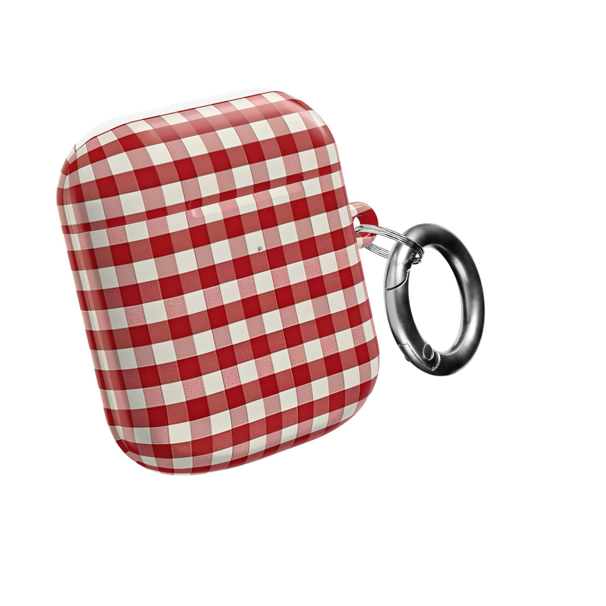 Red Gingham AirPod Case – Slim Protective Charging Case