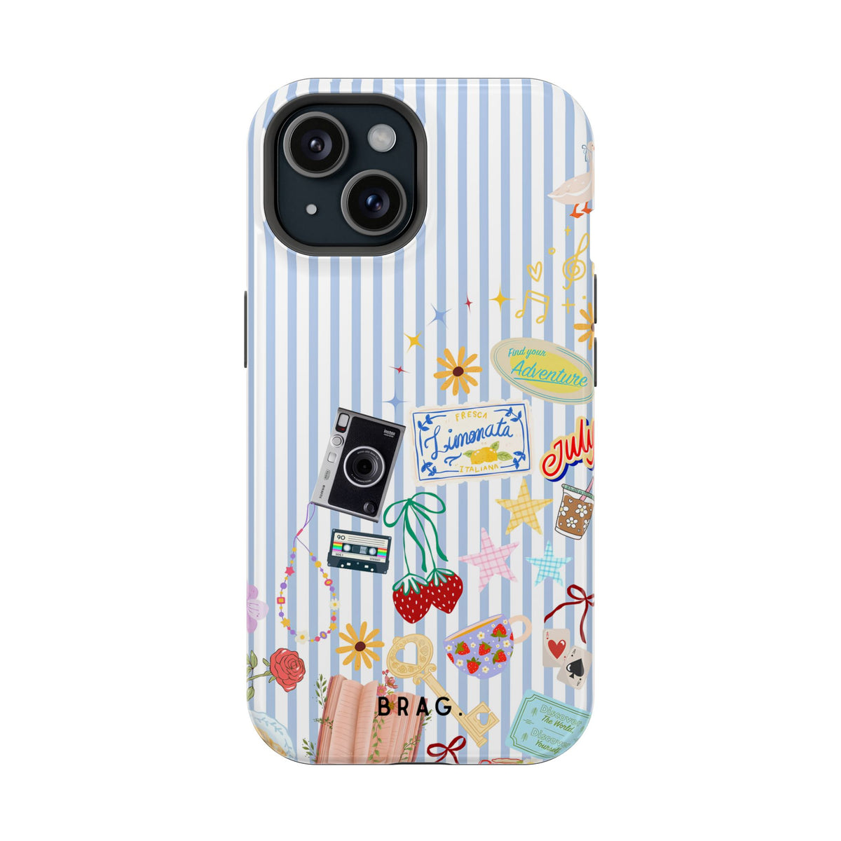 Travel Girl Magnetic Impact-Resistant Phone Case