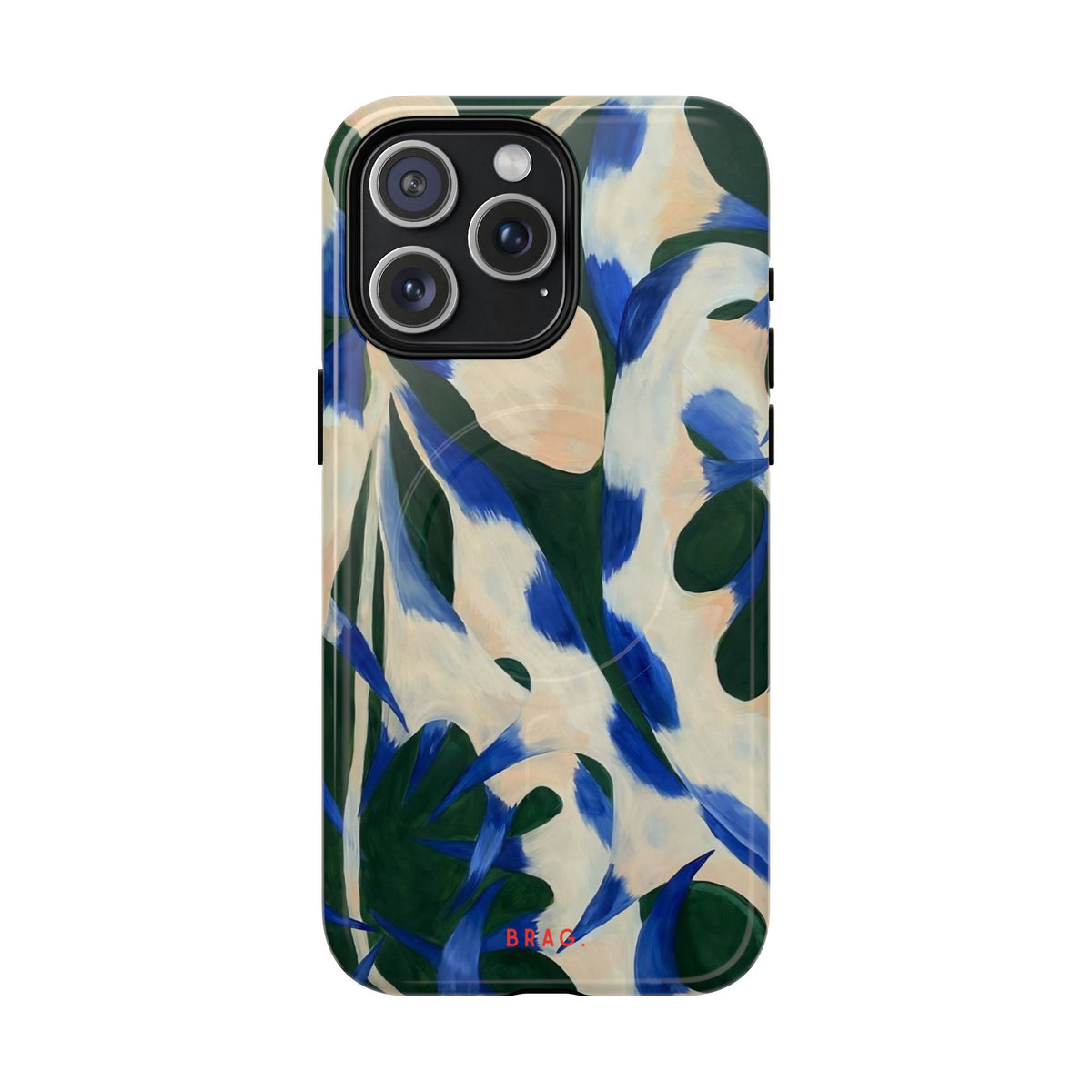 Blue Garden MagSafe Tough Phone Case — Magnetic Protective Cover