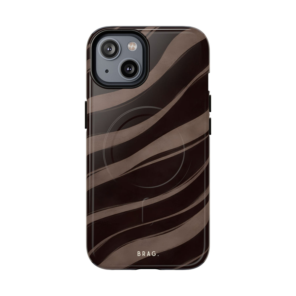 Zebra Wave MagSafe Tough Phone Case — Magnetic Protective Cover